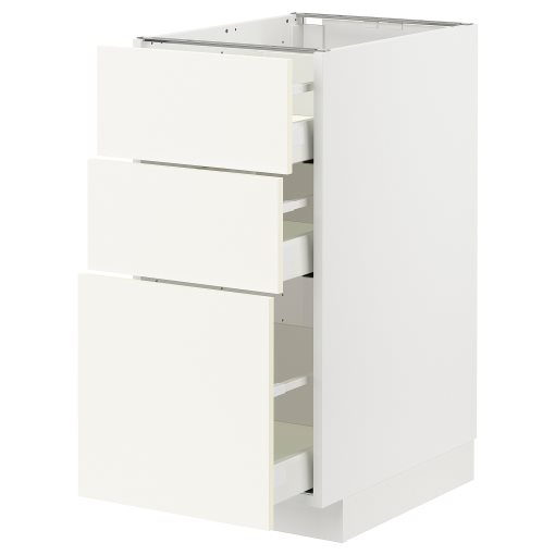 METOD/MAXIMERA, долен шкаф с 3 чекмеджета, 695.072.09