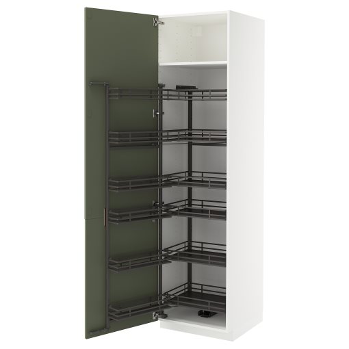 METOD, висок шкаф с изтеглящ се механизъм, 695.175.38