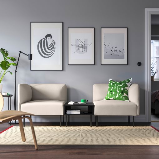 LILLEHEM, 2-местен модулен диван с маса, 695.360.80