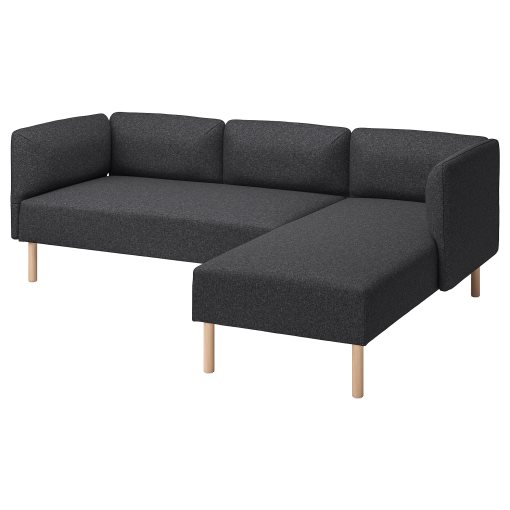 LILLEHEM, 3-местен модулен диван с лежанка, 695.682.93