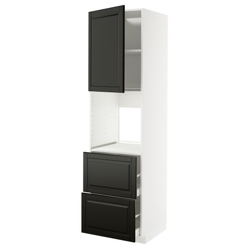 METOD/MAXIMERA, висок шкаф за фурна, чекм./2 чела/2 вис. чекм., 695.787.58