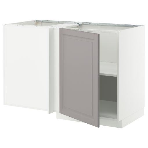 METOD, ъглов долен шкаф с рафт, 695.850.18