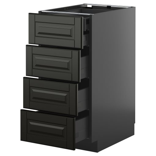 METOD/KNIVSHULT, долен шкаф с 4 чела/2 ниски + 3 средни чекмеджета, 695.894.03