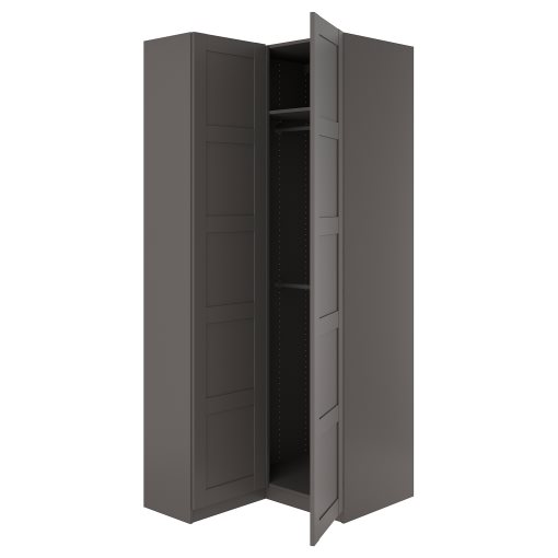 PAX/BERGSBO, Ъглов гардероб, 696.000.47