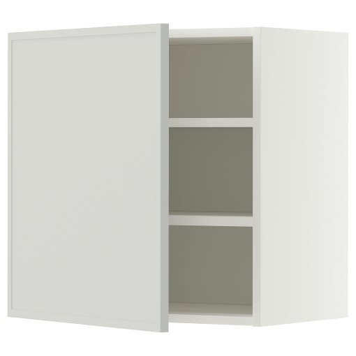METOD, стенен шкаф с рафтове, 60x60 см, 696.060.87