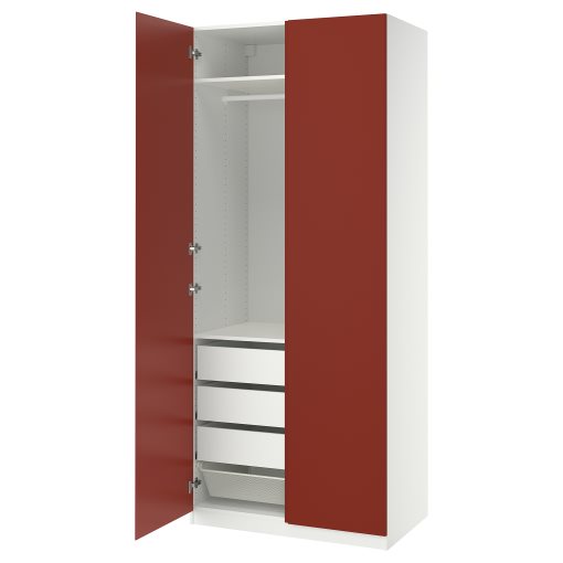PAX/VIKANES, гардероб - комбинация, 100x60x236 см, 696.265.80