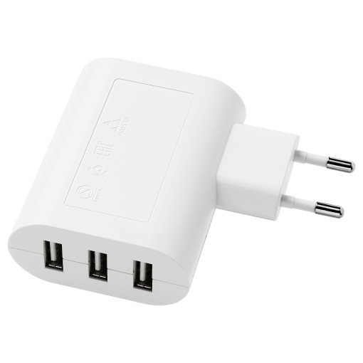SMÅHAGEL, USB зарядно с 3 гнезда, 705.440.79