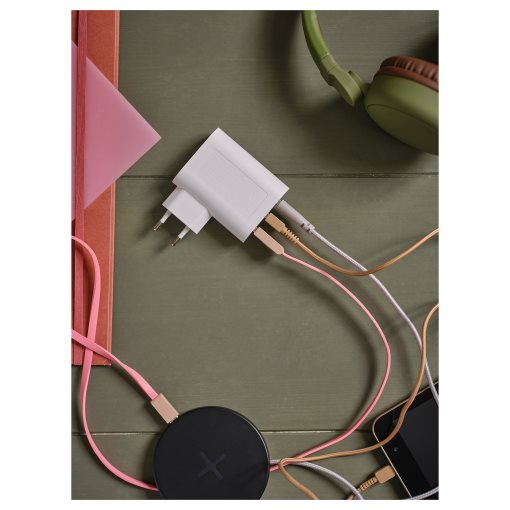 SMÅHAGEL, USB зарядно с 3 гнезда, 705.440.79