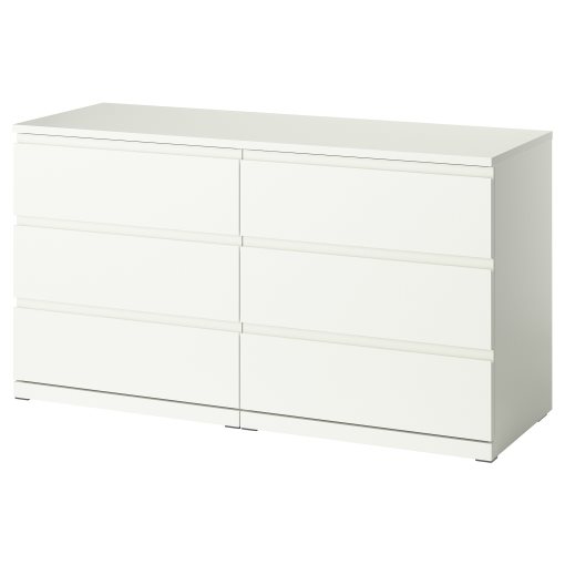 STORKLINTA, скрин с 6 чекмеджета, 140x50x75 см, 706.275.50
