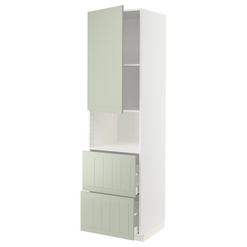 METOD/MAXIMERA, висок шкаф за микр. фурна, с врата/2 чекм., 794.865.36