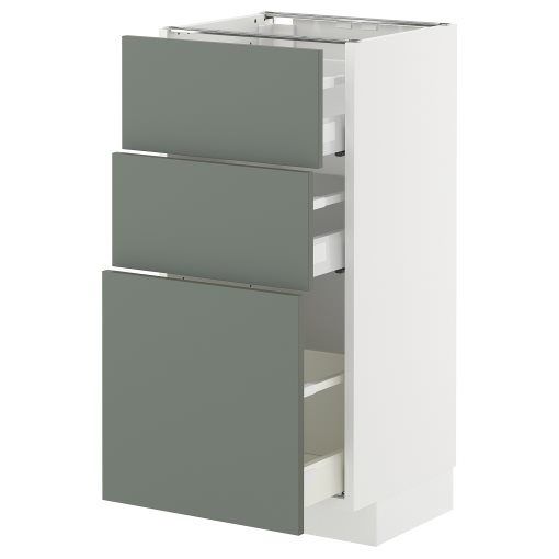 METOD/MAXIMERA, долен шкаф с 3 чекмеджета, 795.659.82