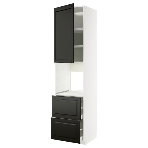 METOD/MAXIMERA, висок шкаф за фурна + врата/2 чекм., 795.790.31
