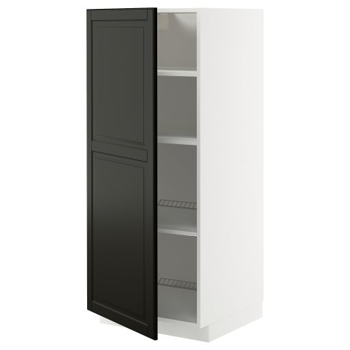 METOD, висок шкаф с рафтове, 795.790.93