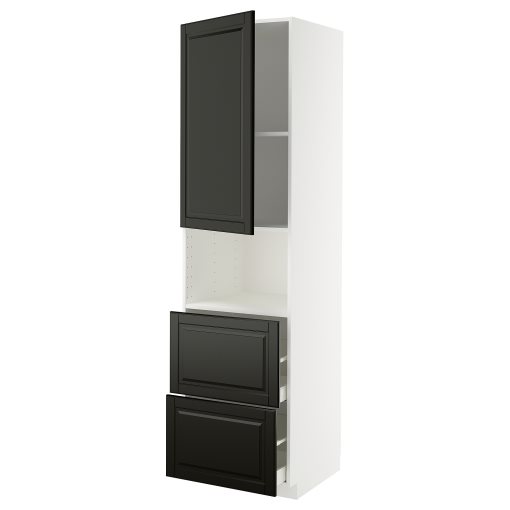 METOD/MAXIMERA, висок шкаф за микр. фурна, врата/2 чекм., 795.791.06