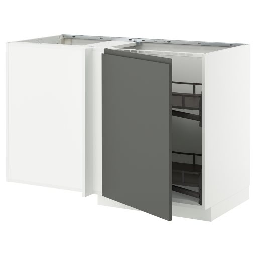 METOD, ъглов долен шкаф с подвижни фитинги, 795.851.50