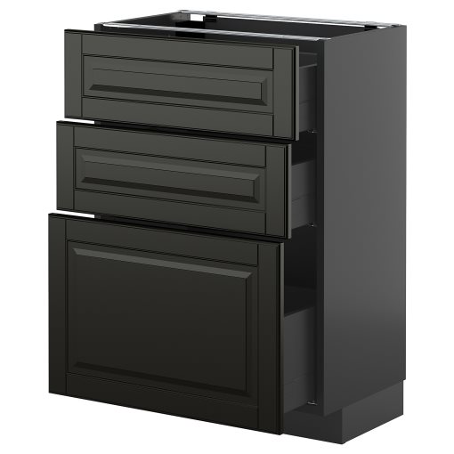 METOD/KNIVSHULT, долен шкаф с 3 чекмеджета, 795.890.68