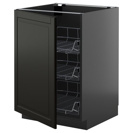 METOD, долен шкаф с телени кошници, 795.897.80