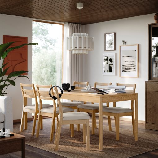 TONSTAD/TONSTAD, Маса и 6 стола, 795.967.47