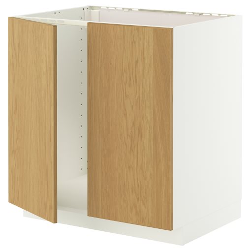 METOD, долен шкаф за мивка + 2 врати, 796.003.63