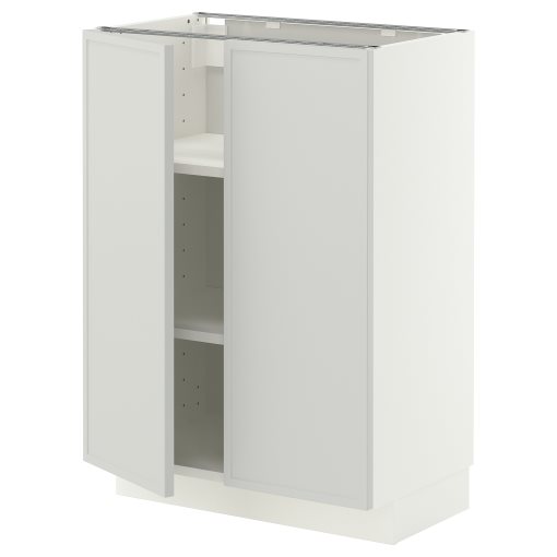 METOD, долен шкаф с рафтове/2 вратички, 60x37 см, 796.053.13