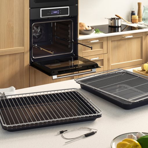 STENABY, фурна с вентилатор, ф-я за готвене с горещ въздух, пиролит., IKEA 700, 806.002.20