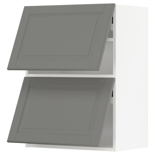 METOD, стенен хоризонтален шкаф с 2 врати, 60x80 см, 893.919.29