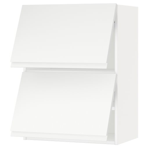 METOD, стенен хоризонтален шкаф с 2 врати, 60x80 см, 893.919.48