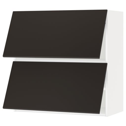 METOD, стенен хоризонтален шкаф с 2 врати, 80x80 см, 893.920.33
