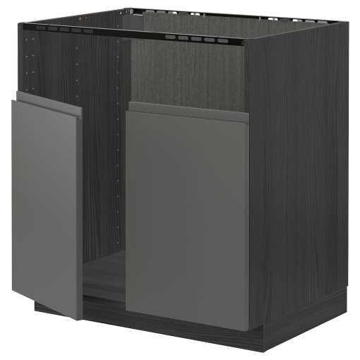 METOD, долен шкаф за двойна мивка BREDSJON, 894.586.65