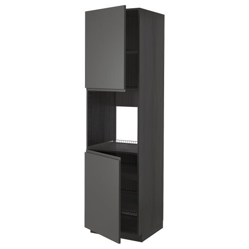 METOD, висок шкаф за фурна с 2 врати/рафт, 894.596.84