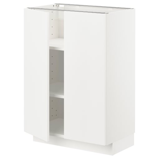 METOD, долен шкаф с рафтове/2 вратички, 894.631.34