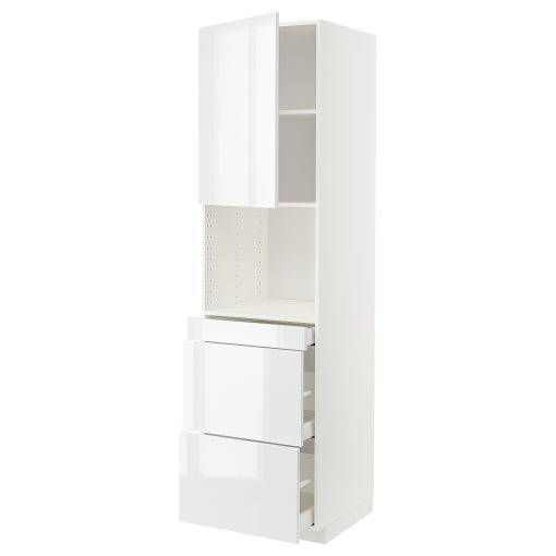 METOD/MAXIMERA, висок шкаф за комби микро, 894.698.00