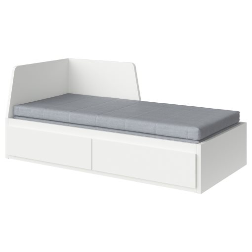 FLEKKE/AGOTNES, Кушетка с 2 чекмеджета/2 матрака, 894.959.36