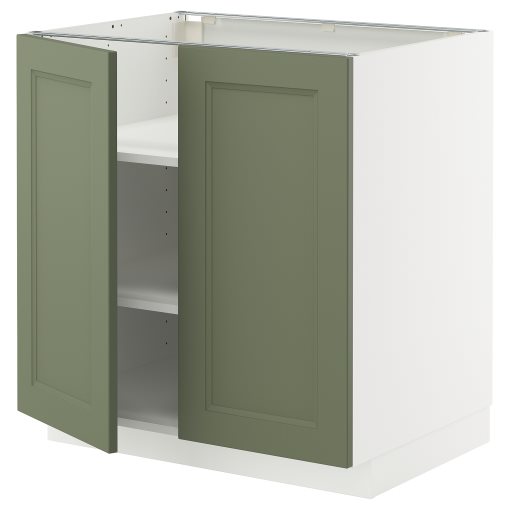 METOD, долен шкаф с рафтове/2 вратички, 895.174.91
