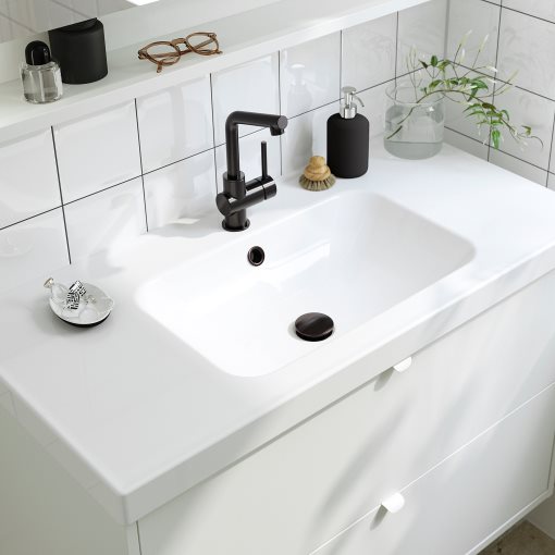 TANNFORSEN/ORRSJON, шкаф за мивка + чекмеджета/мивка/смесител, 895.213.32