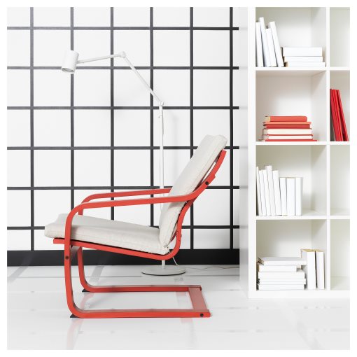 POÄNG, кресло с ниска облегалка, 895.516.11