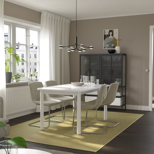 STRANDTORP/LUSTEBO, маса и 4 стола, 895.689.37