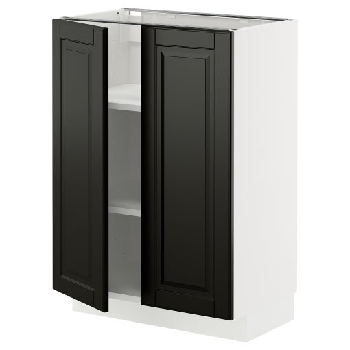 METOD, долен шкаф с рафтове/2 вратички, 895.786.96