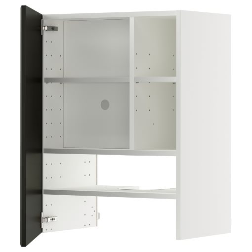 METOD, стенен шкаф за вграден аспиратор с рафт/вр., 895.788.42