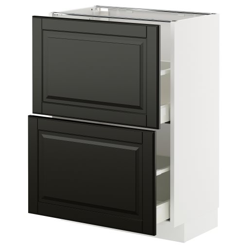 METOD/MAXIMERA, долен шкаф с 2 чекмеджета, 895.789.03