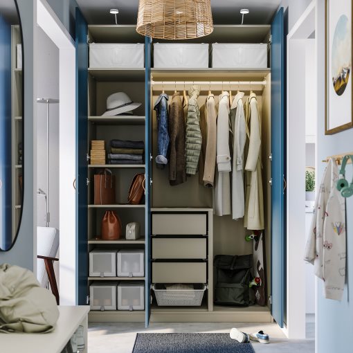 PAX/FYRUDDEN, гардероб - комбинация, 895.816.46