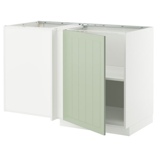 METOD, ъглов долен шкаф с рафт, 895.850.41
