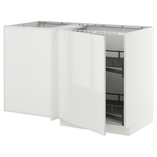 METOD, ъглов долен шкаф с подвижни фитинги, 895.851.35