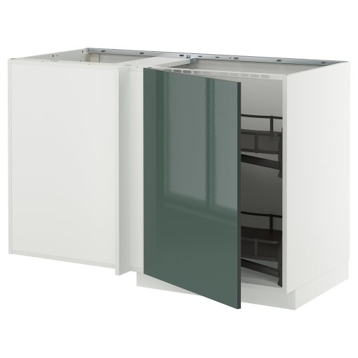 METOD, ъглов долен шкаф с подвижни фитинги, 895.863.90