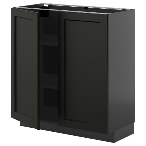 METOD, долен шкаф с рафтове/2 вратички, 895.879.07
