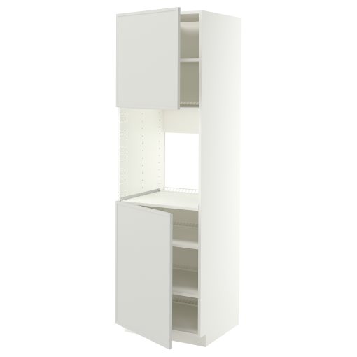 METOD, висок шкаф за фурна с 2 врати/рафт, 60x60x200 см, 896.044.26