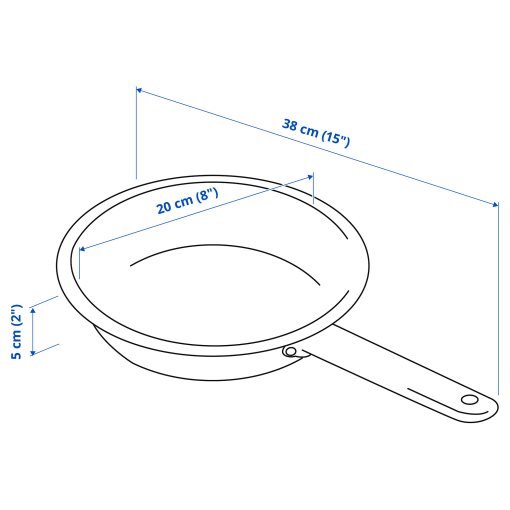 IKEA 365+, тиган за пържене, незалепващо покритие, 905.806.98