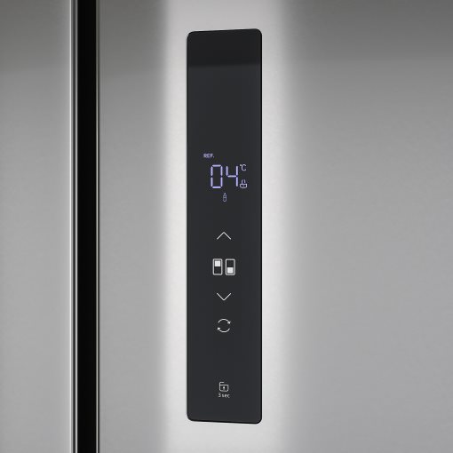 RIBBENAS, Хладилник/фризер+френски тип врати, IKEA 700 свободностоящ, 905.807.59