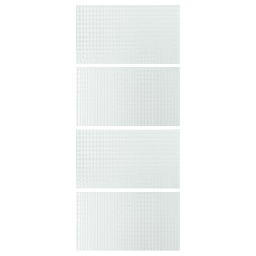 LUNDBRÄSMA, 4 панела за рамка на плъзгащи врати, 100x236 см, 906.292.37
