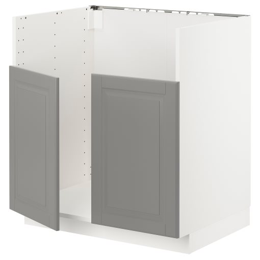 METOD, долен шкаф за двойна мивка BREDSJON, 994.600.45